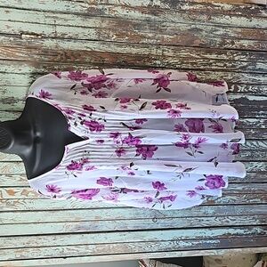 Torrid sheer floral top size 1